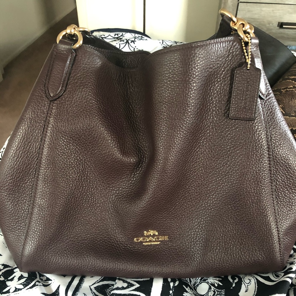 EUC All Leather Coach Purse.